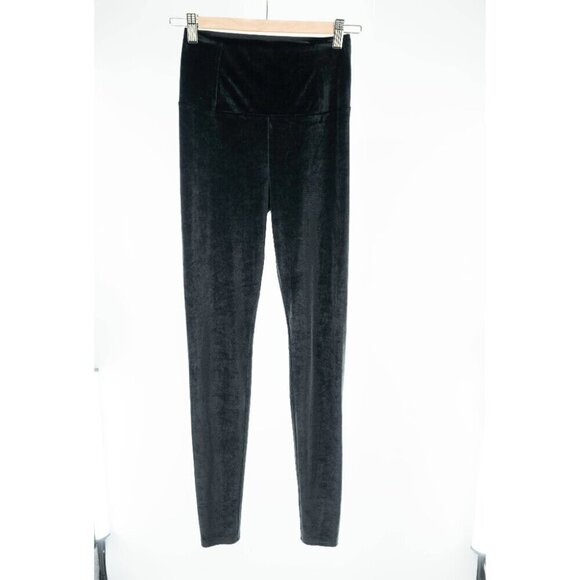 Aritzia | Wilfred Free Daria Velvet Black Pant Leggings | XS - Picture 2 of 6